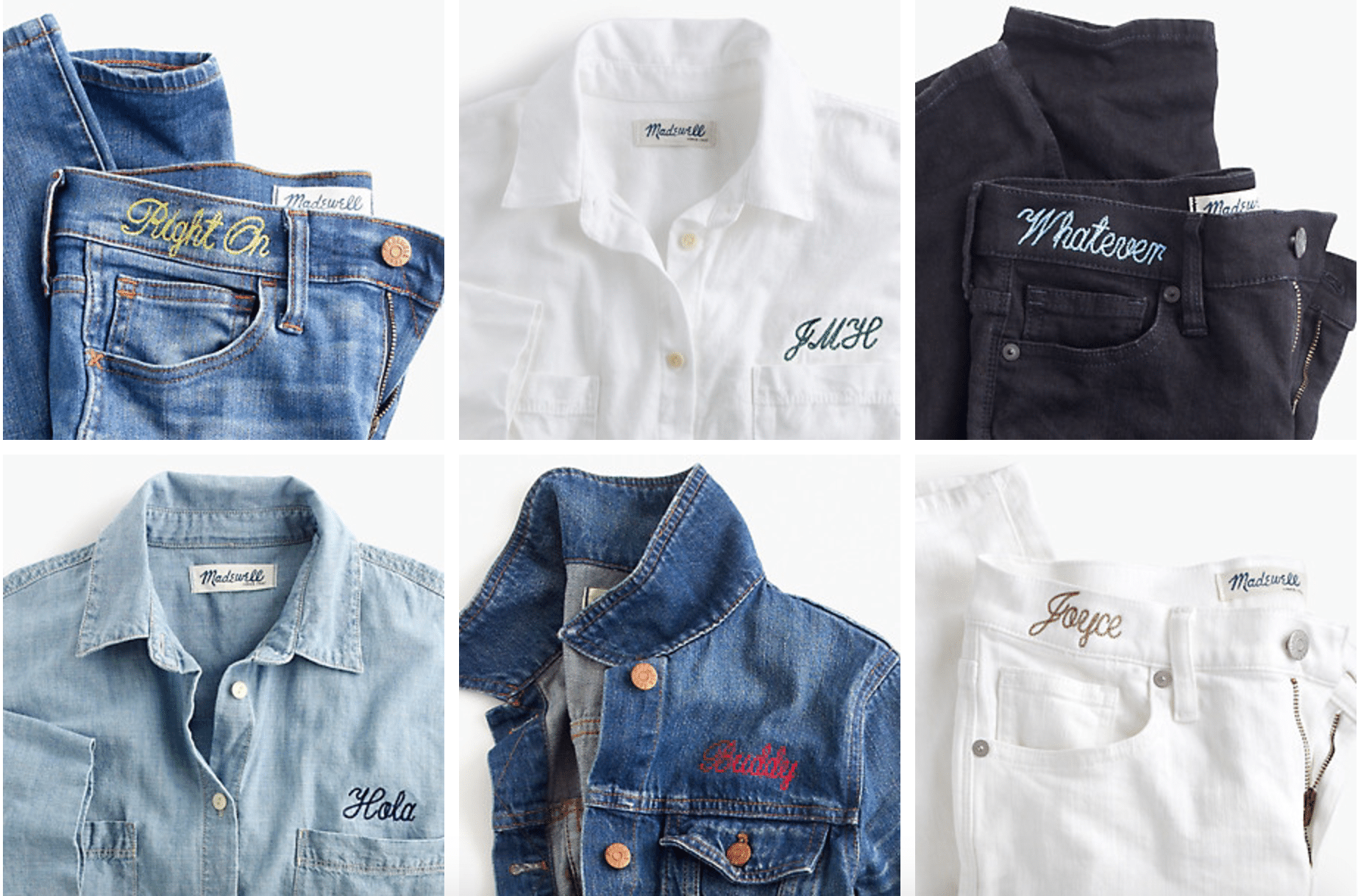 the fashion magpie madewell embroidered denim