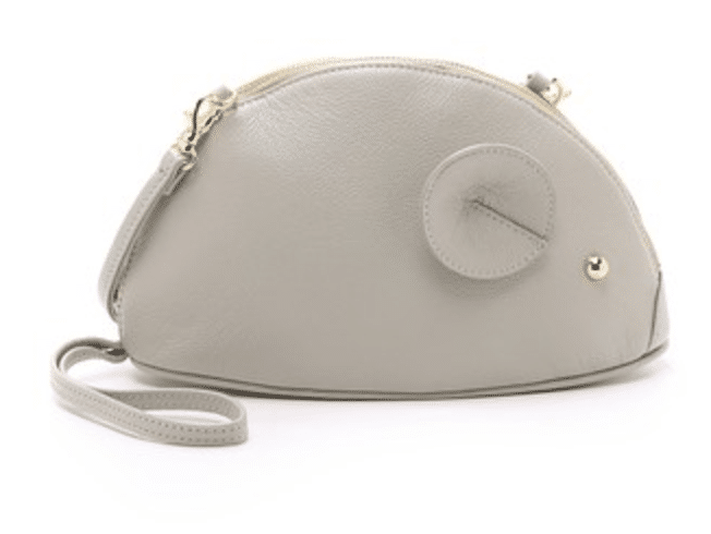 the fashion magpie patricia chang mouse bag gray