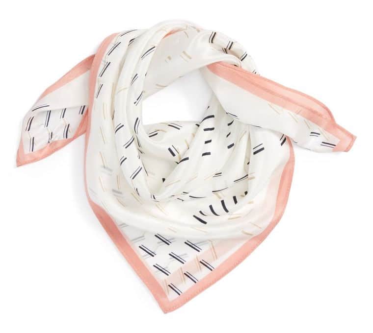 the fashion magpie square silk scarf