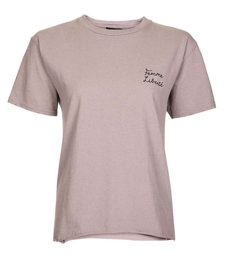 the fashion magpie topshop femme liberte tee