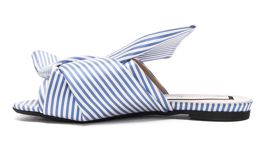 The Fashion Magpie No 21 Striped Mule