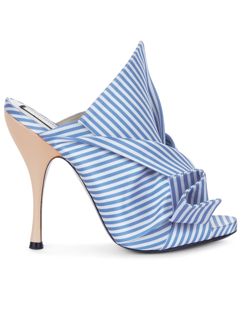 The Fashion Magpie Striped No 21 Mule