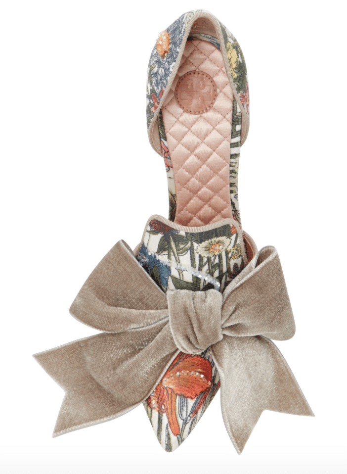 The Fashion Magpie Tory Burch Clara Floral Bow Pump 1