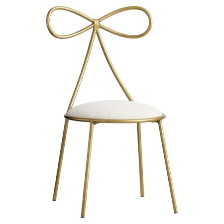 The Fashion Magpie PBTeen Gold Bow Chair Emily Merritt