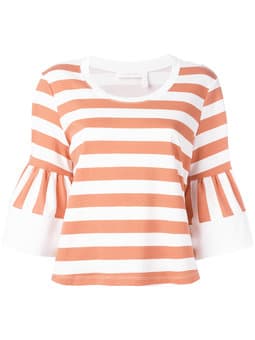 The Fashion Magpie See By Chloe Flare Sleeve Top