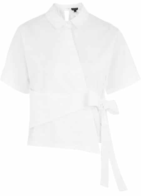 The Fashion Magpie Topshop White Wrap Top