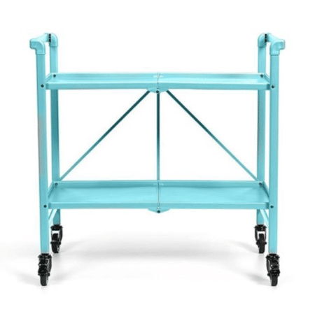 The Fashion Magpie Bar Cart Lime Aqua
