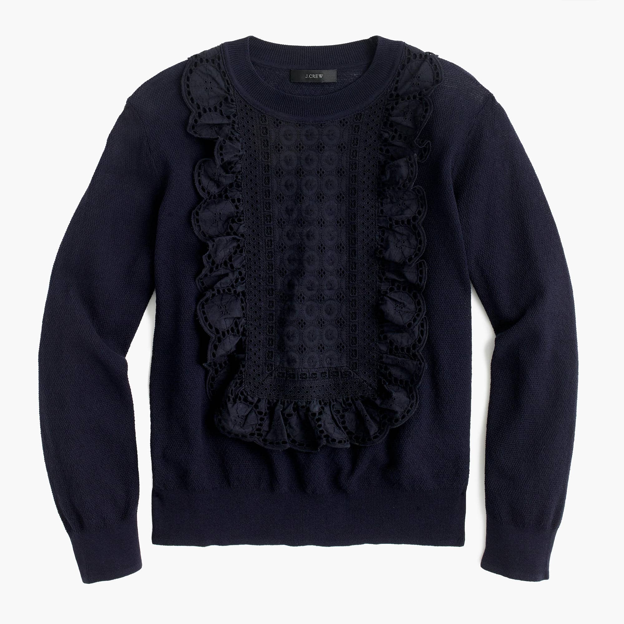 The Fashion Magpie Eyelet Sweatshirt 2