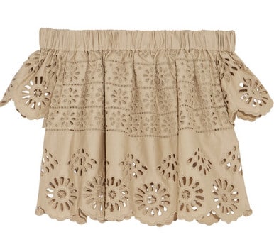 The Fashion Magpie Scalloped Sea Top