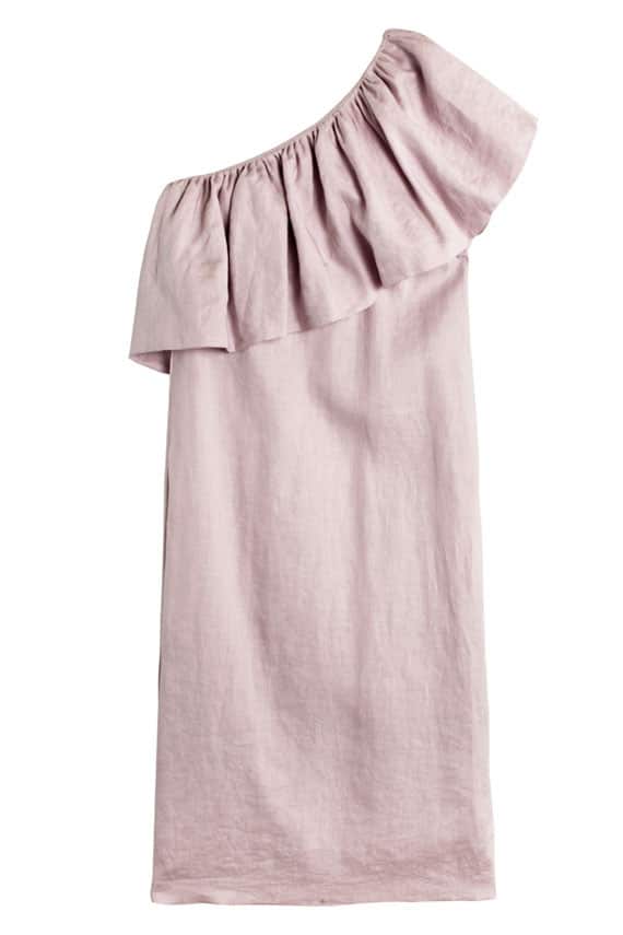 The Fashion Magpie One Shoulder Midi Dress