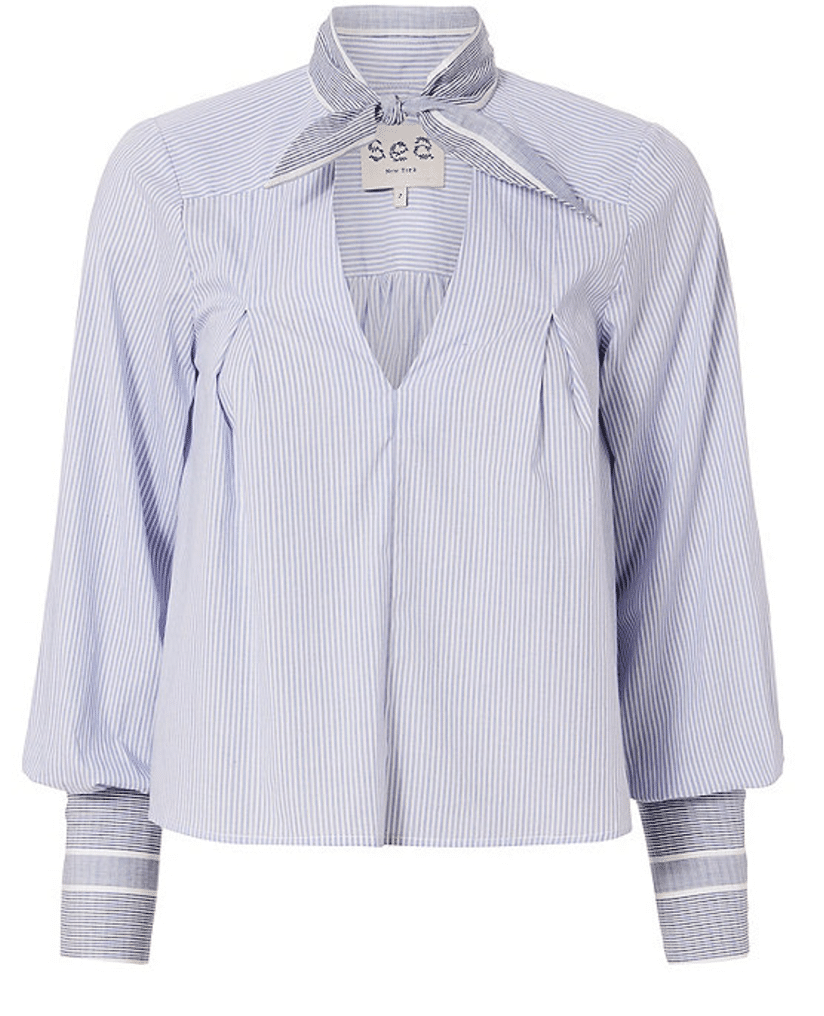 The Fashion Magpie SEA Striped Blouse