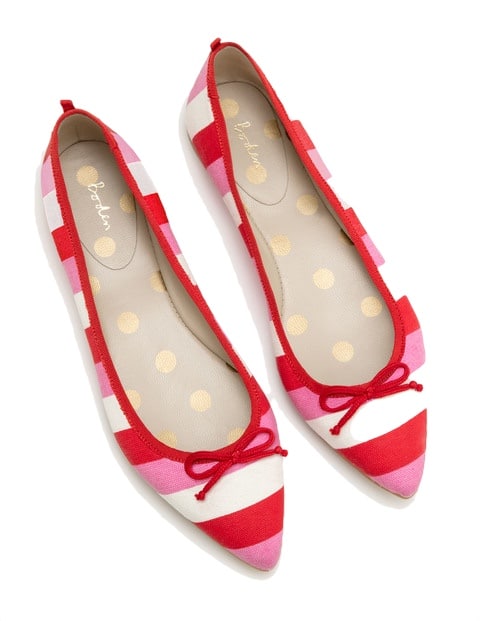The Fashion Magpie Boden Striped Flats