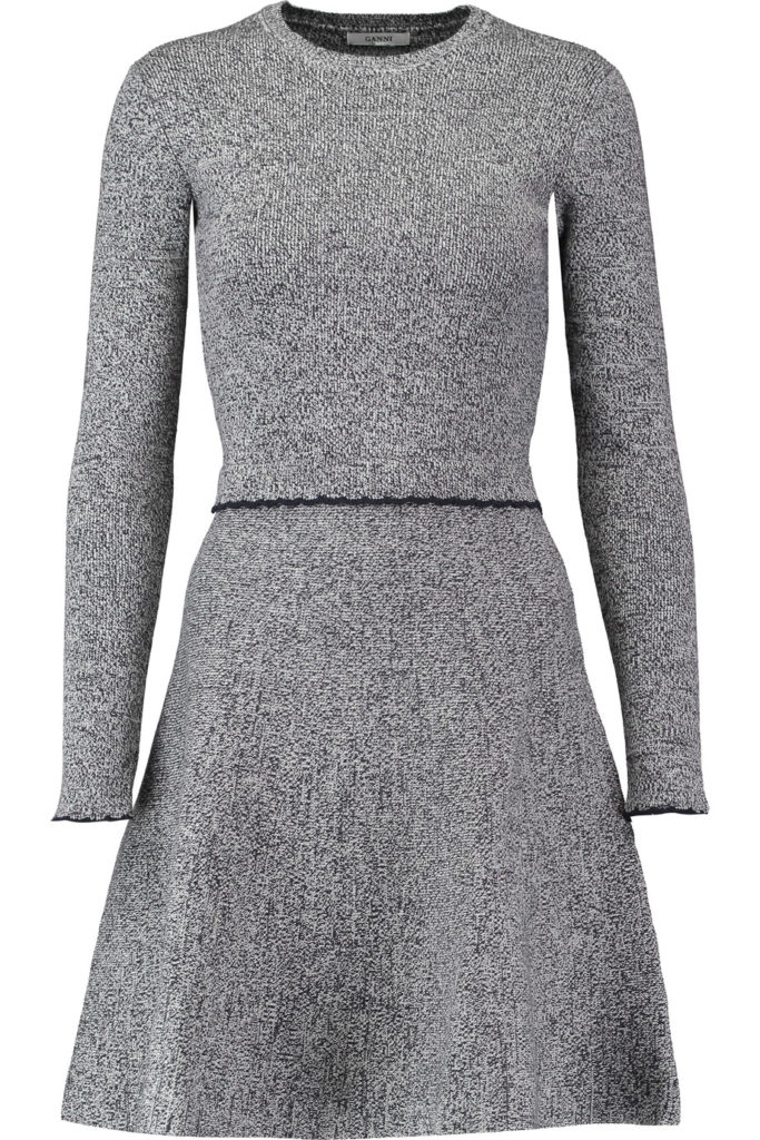 The Fashion Magpie Ganni Ribbed Dress