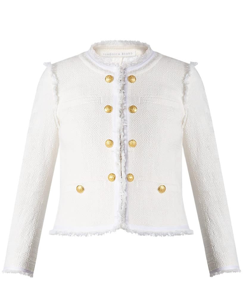 The Fashion Magpie Veronica Beard White Jacket