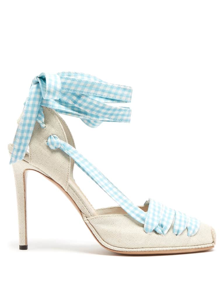 The Fashion Magpie Altuzzura Heeled Drilles Blue