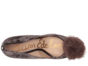 The Fashion Magpie Velvet Pom Heel 2
