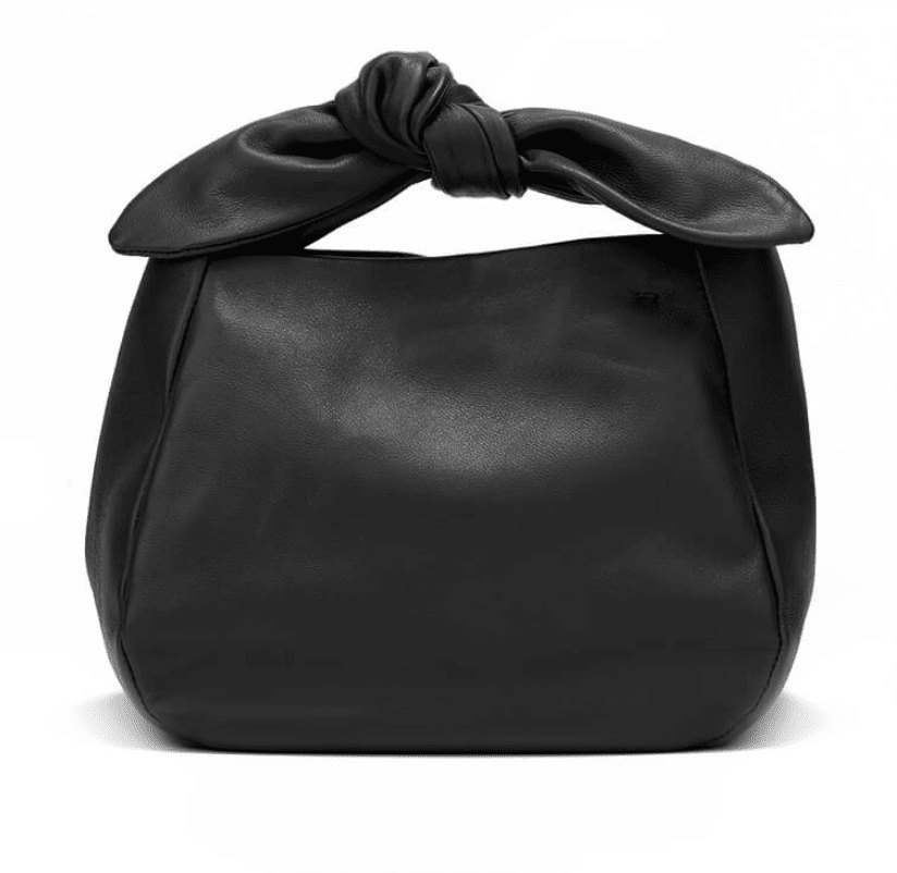 The Fashion Magpie Bow Clutch Black