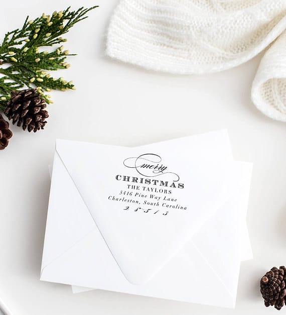 The Fashion Magpie Custom Address Stamp 3
