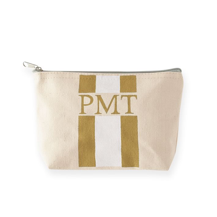 The Fashion Magpie Monogrammed Zip Clutch 1