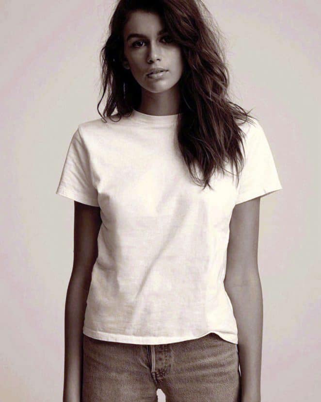 The Fashion Magpie Hanes Tshirt Kaia Gerber