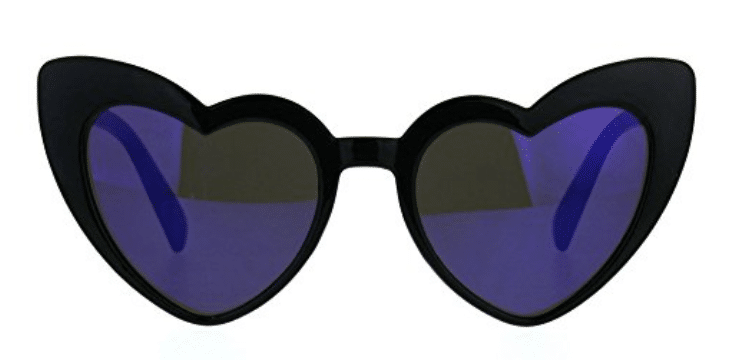 The Fashion Magpie Heart Sunnies