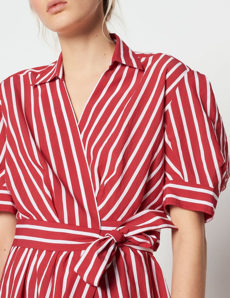 The Fashion Magpie Sandro Striped Dress 1