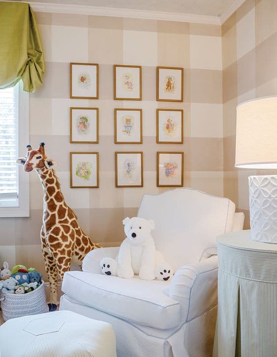 The Fashion Magpie Gingham Nursery 2