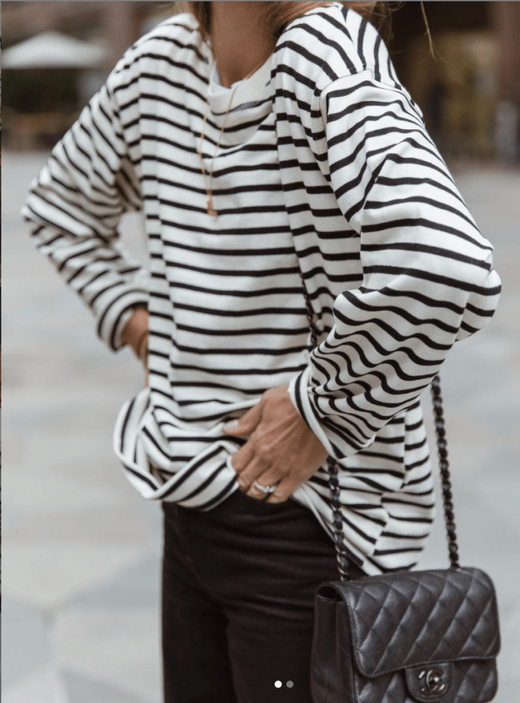 stripes street style
