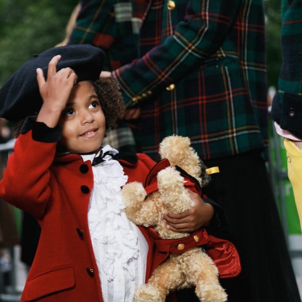 tartan fashion for family portrait
