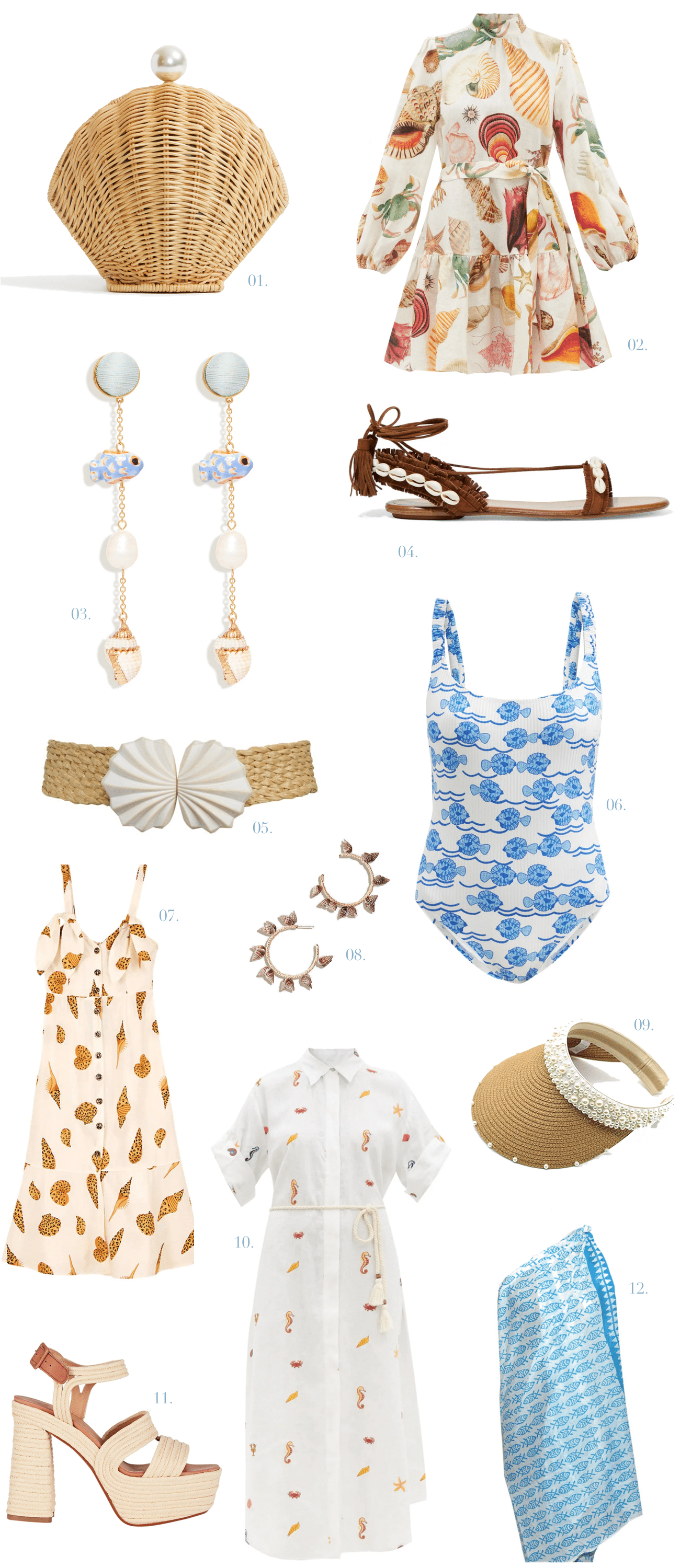 seashell fashion finds blog