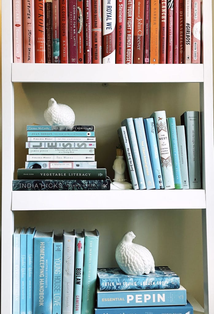 bookshelf styling