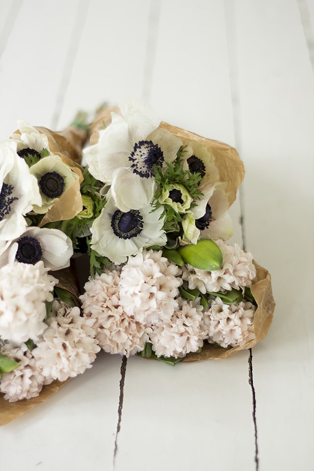 pink and white bouquet