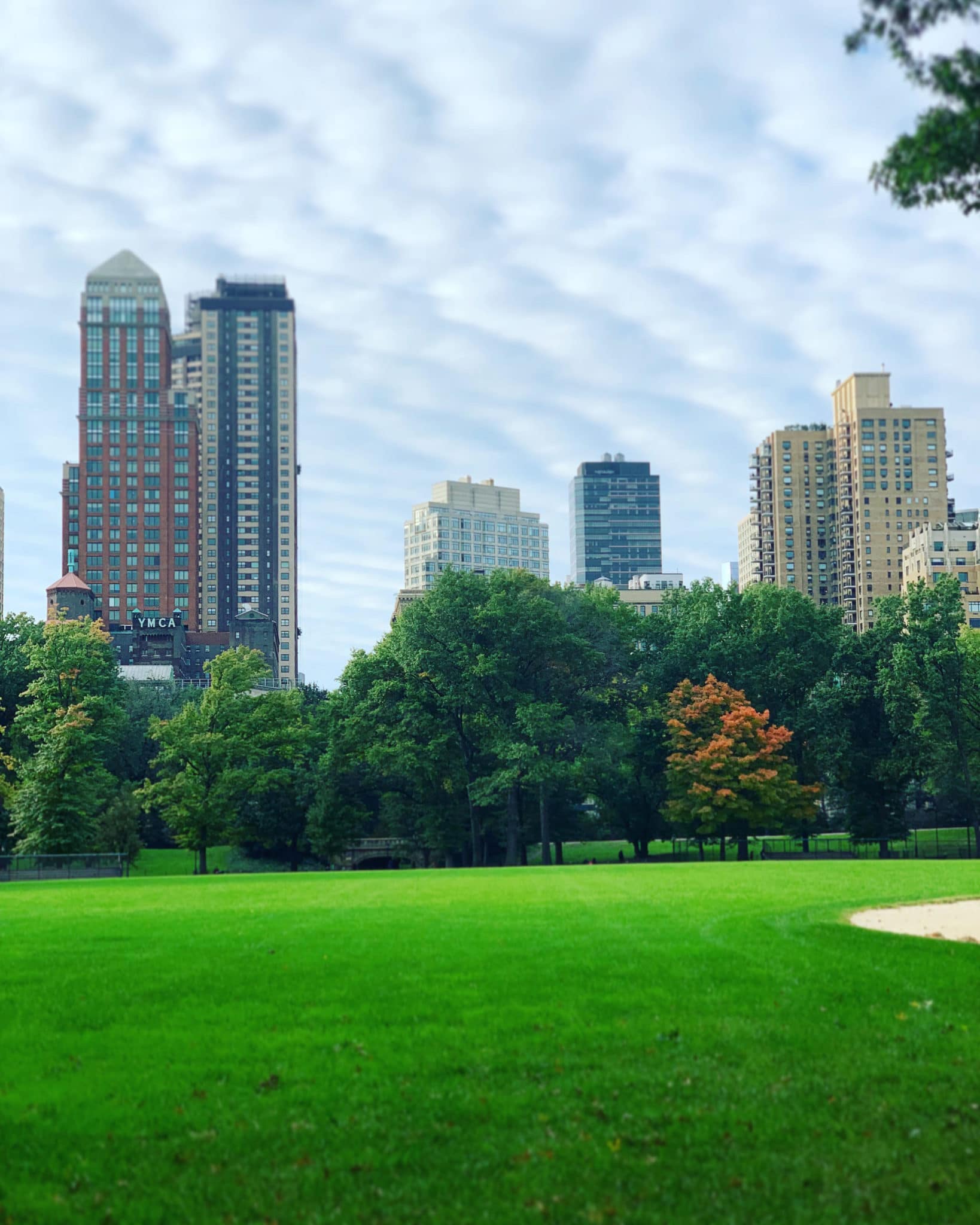 central park, heckscher ballfields, on the brink of fall