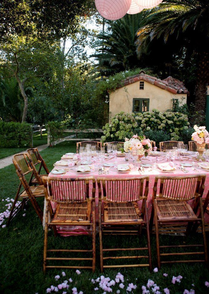 backyard dining