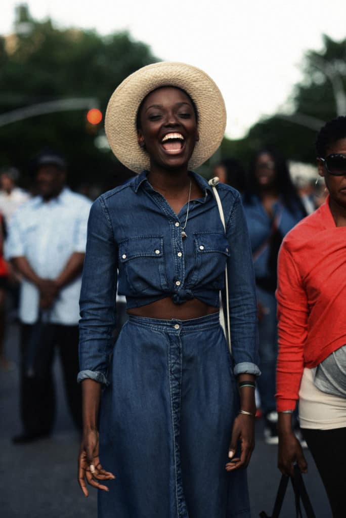 smiling woman