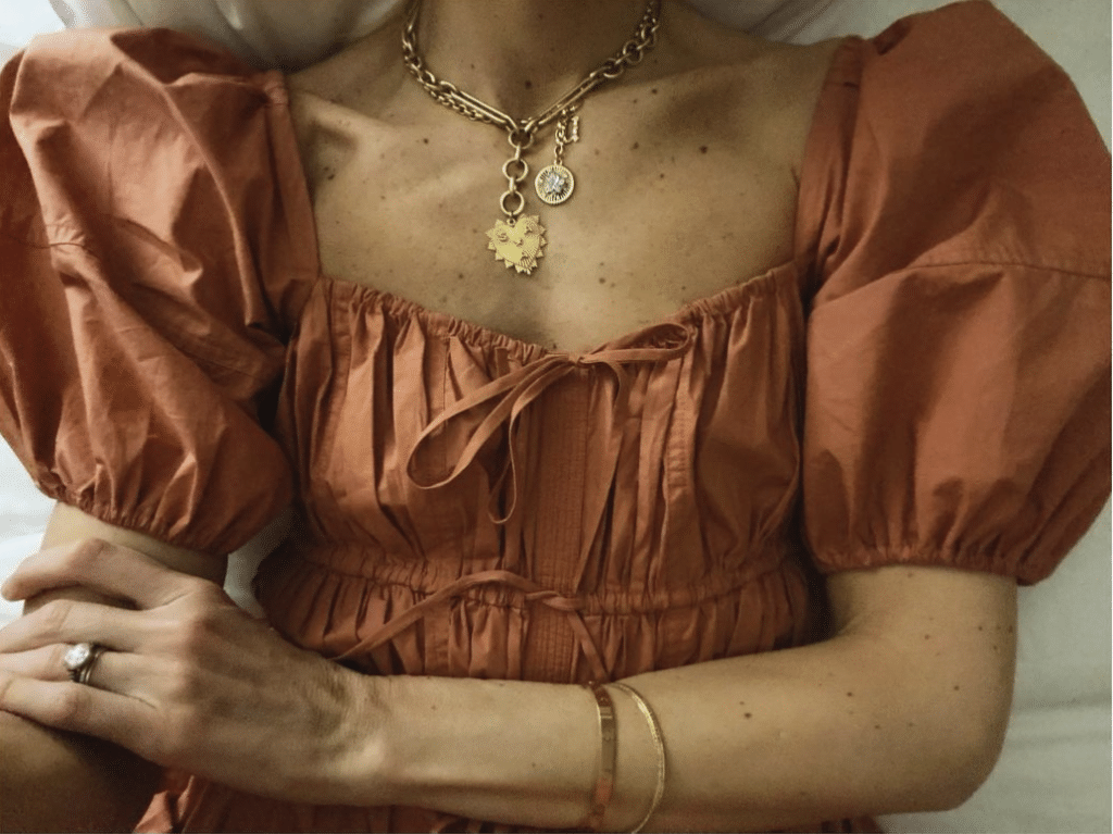 foundrae heart necklace
