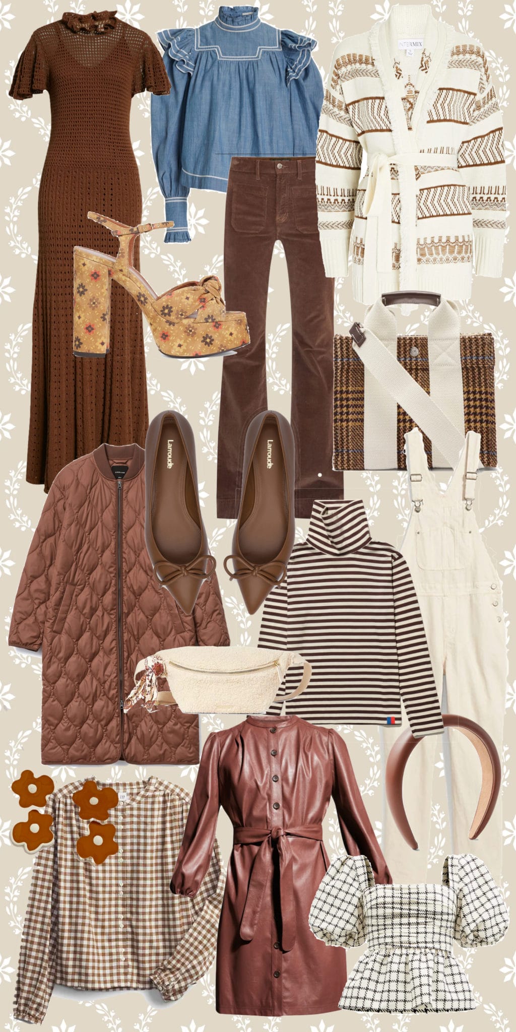 chocolate brown fashion fall 2021