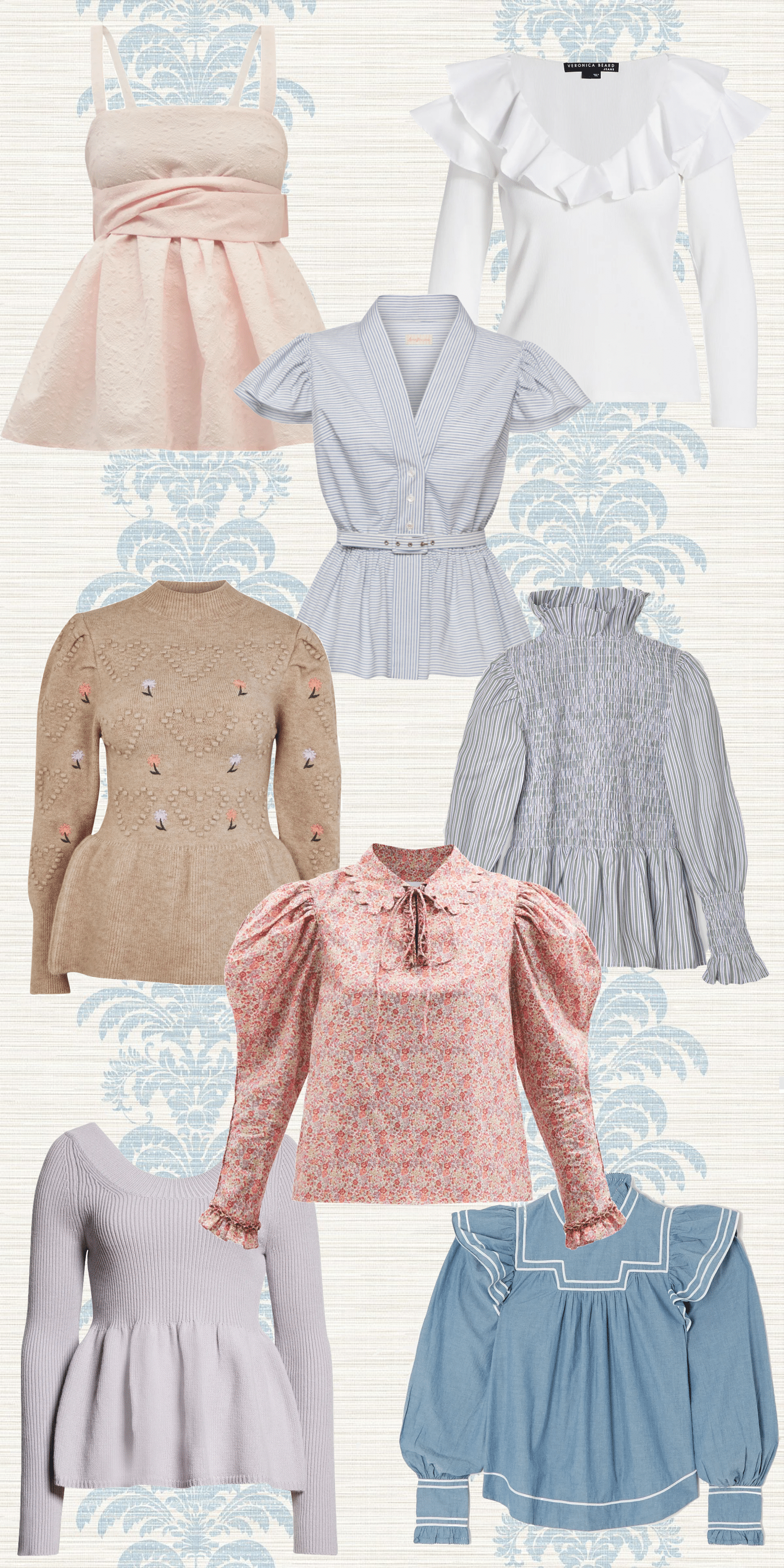 feminine statement tops