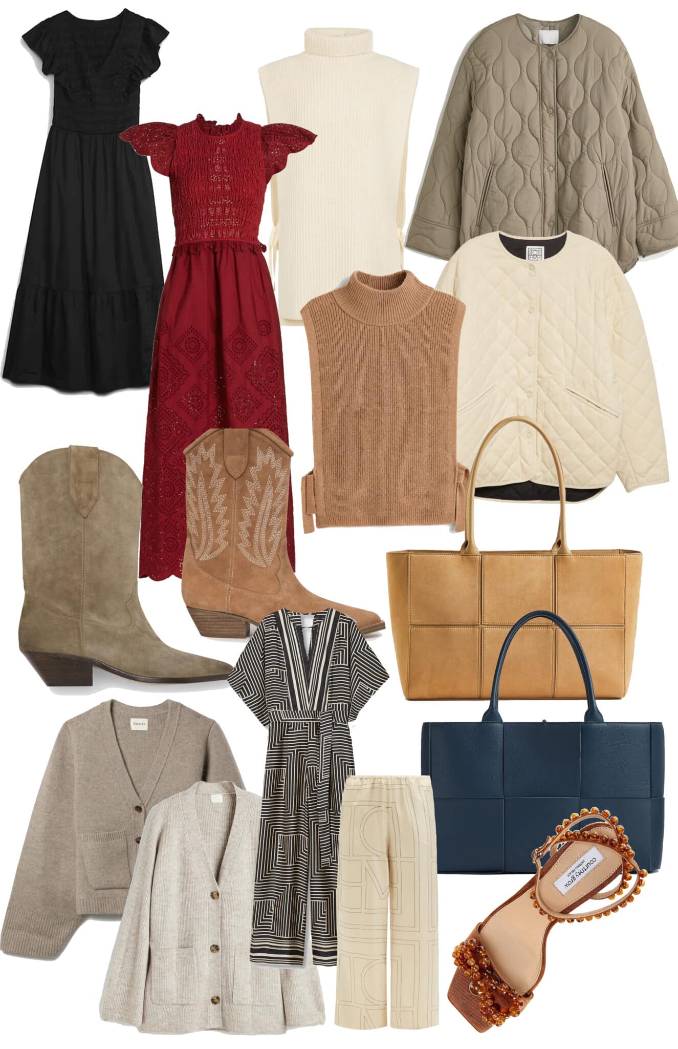 fall fashion at different pricepoints