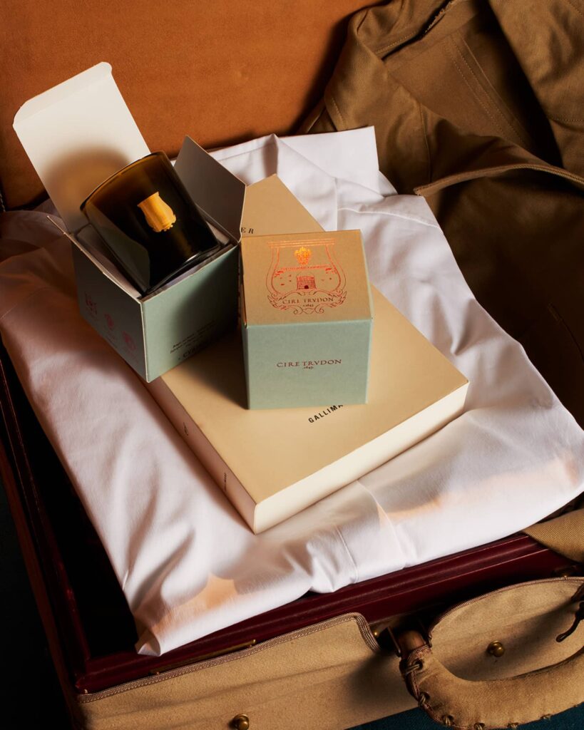 cire trudon candle gift wrapped