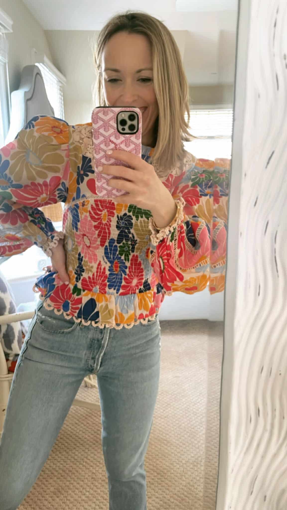 farm rio sunny blouse
