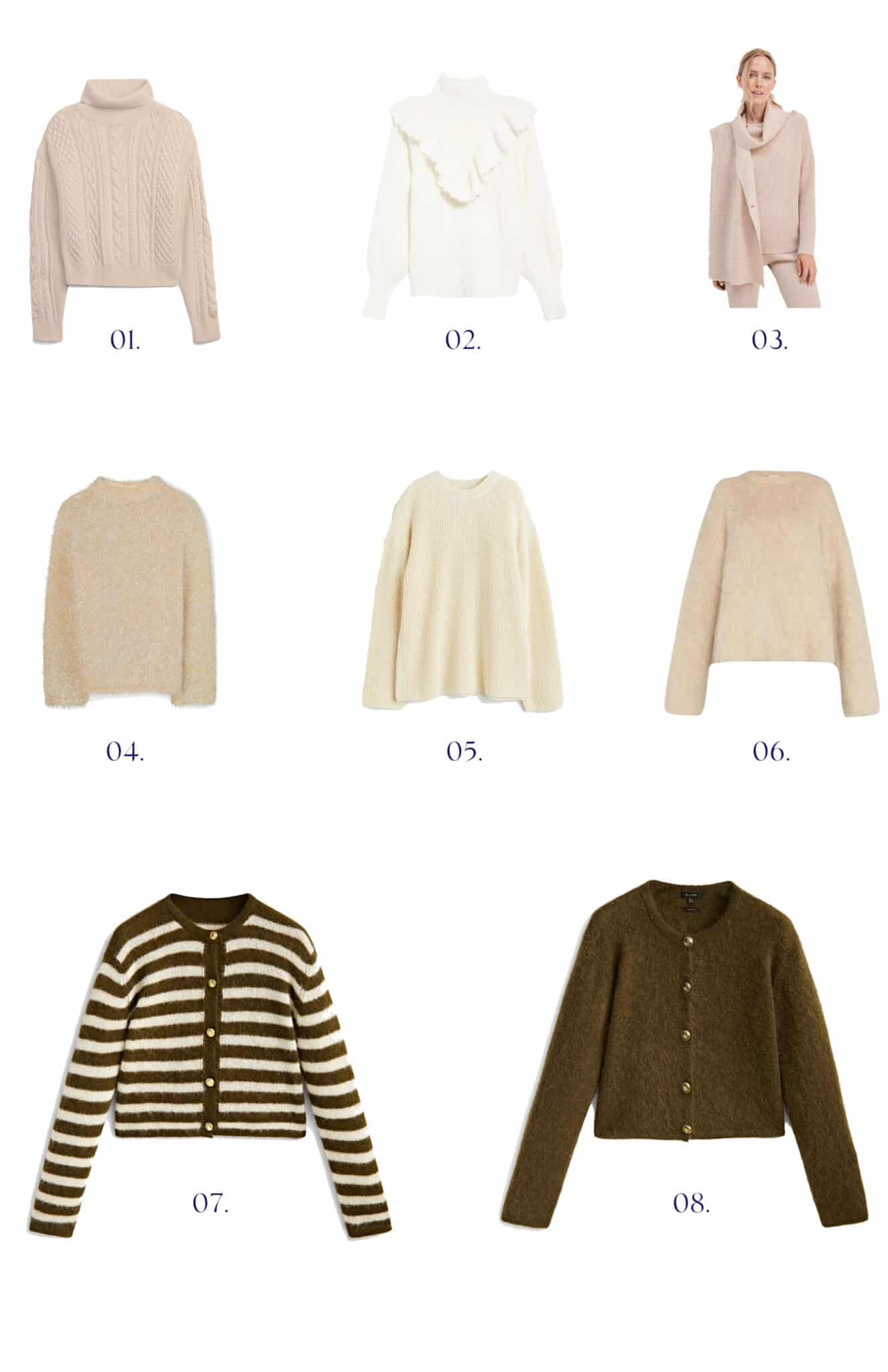 NEUTRAL SWEATERS 2023