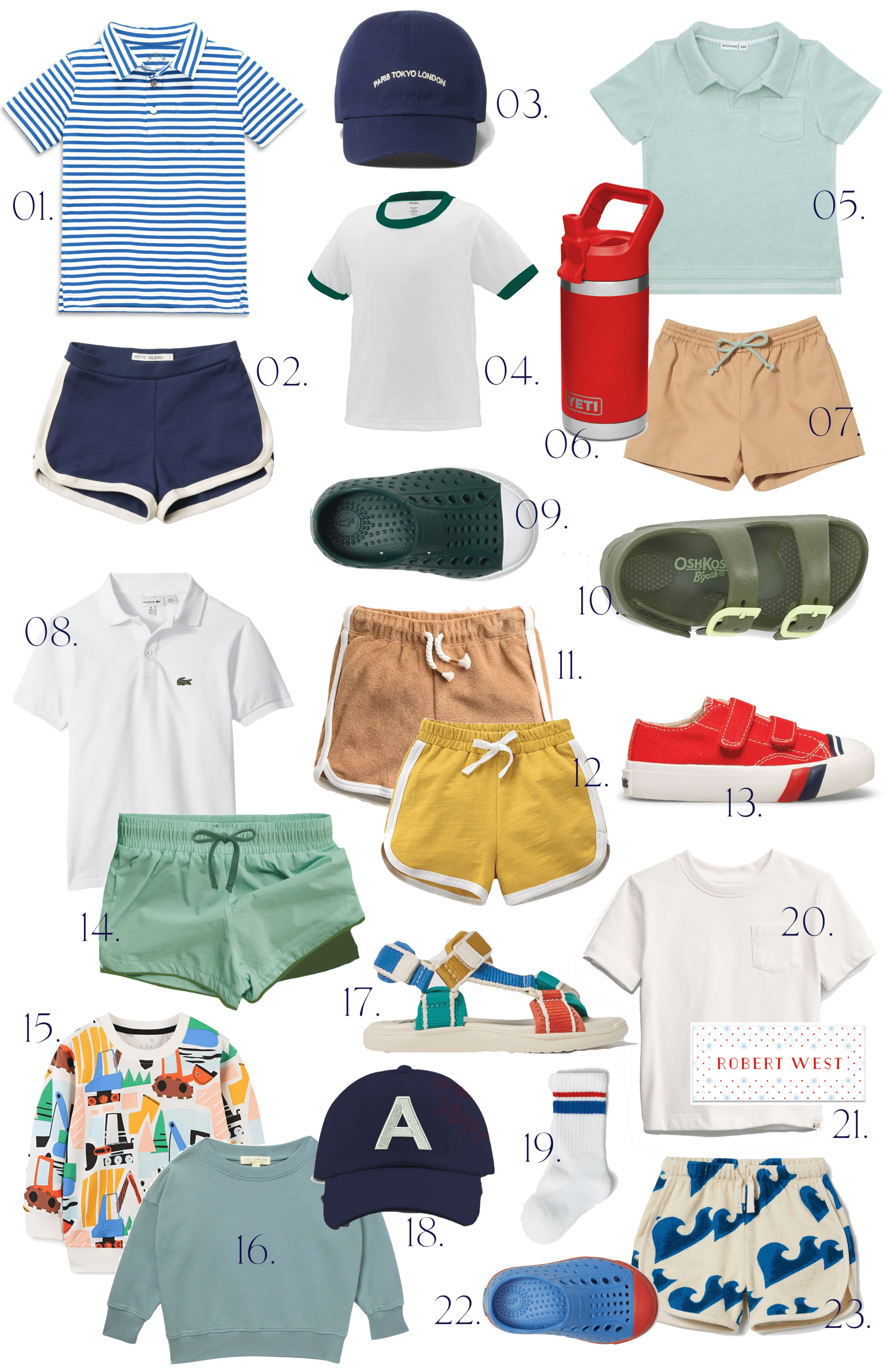 boys camp outfits