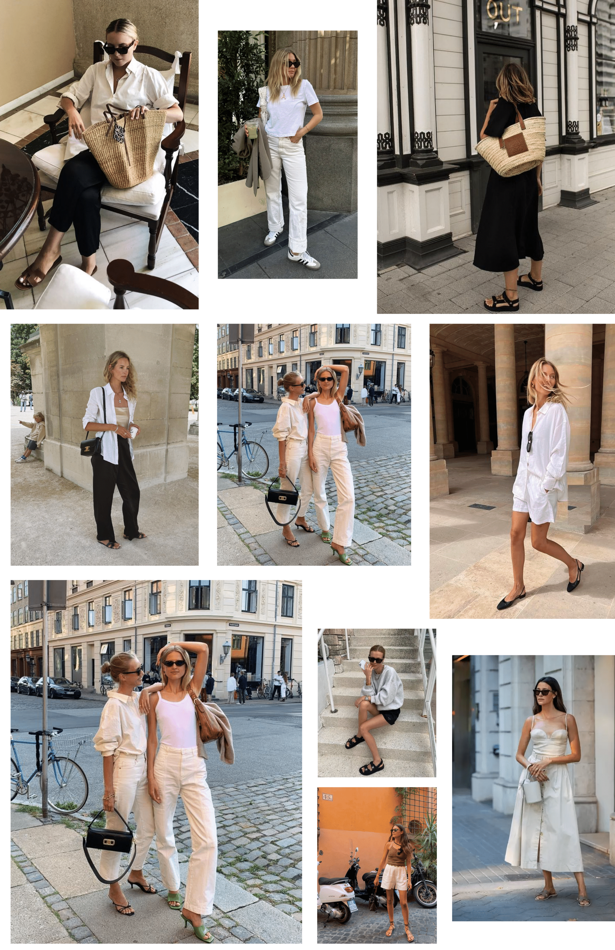 Metropolitan style moodboard