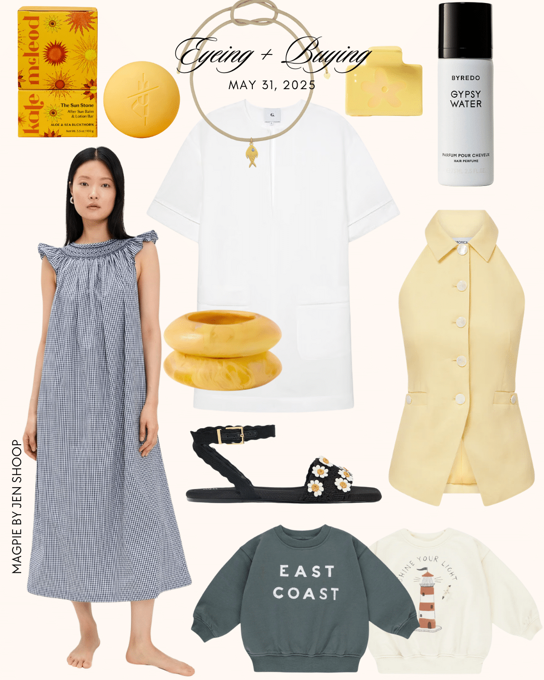summer fashion collage