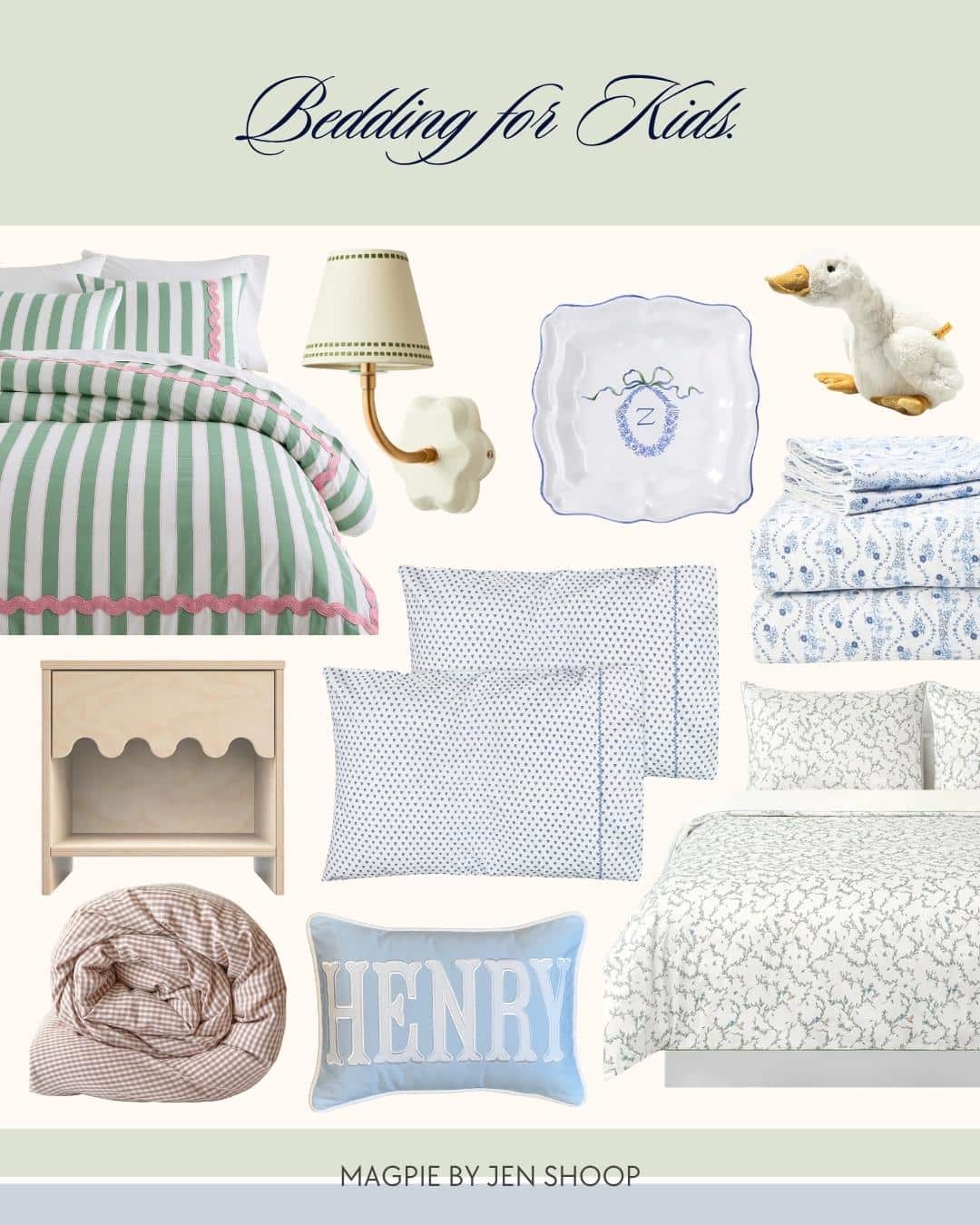 bedding-for-kids-collage