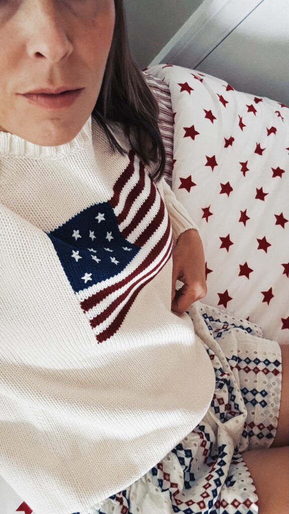red white and blue ralph lauren sweater