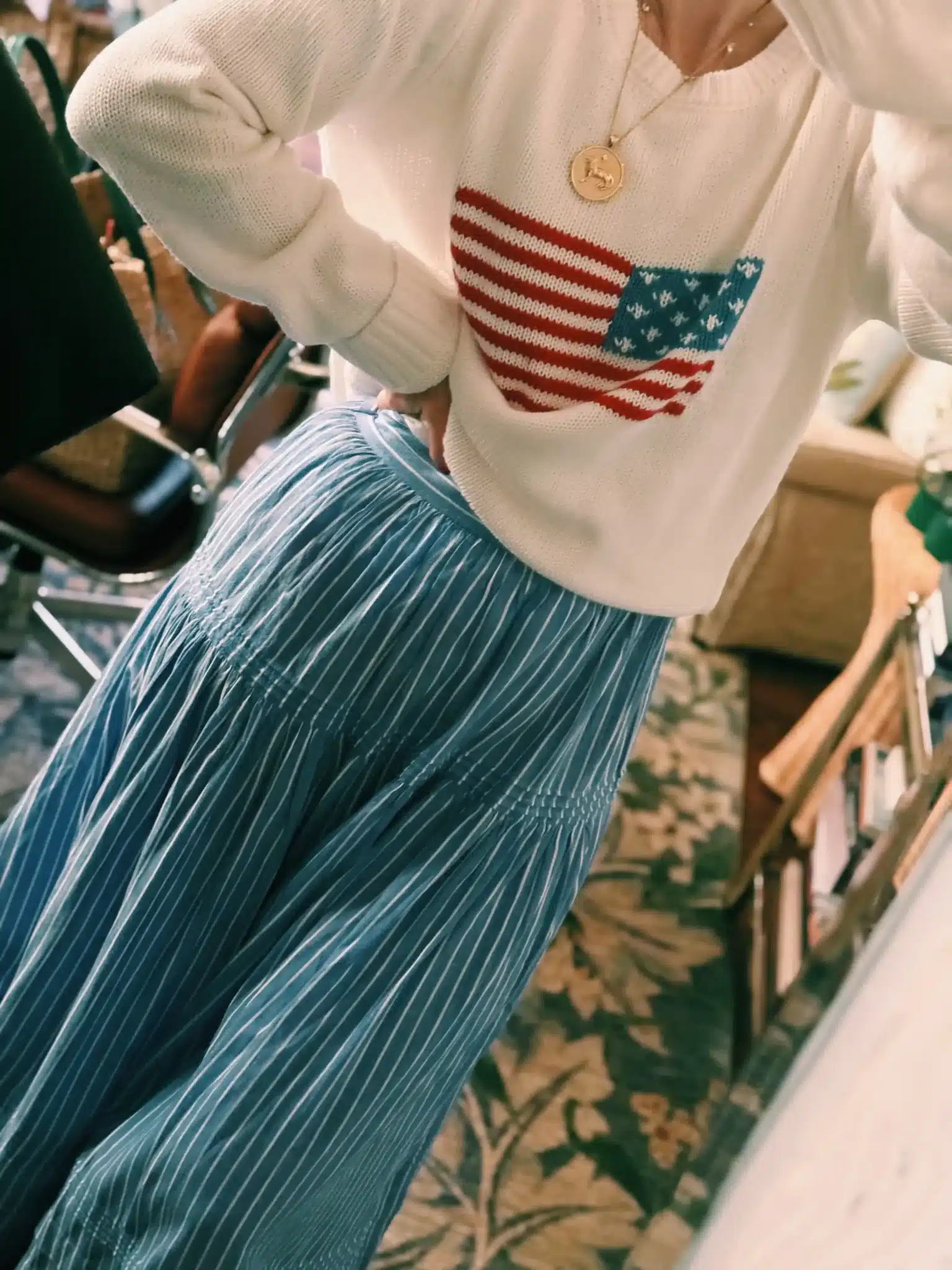 american flag sweater under $100