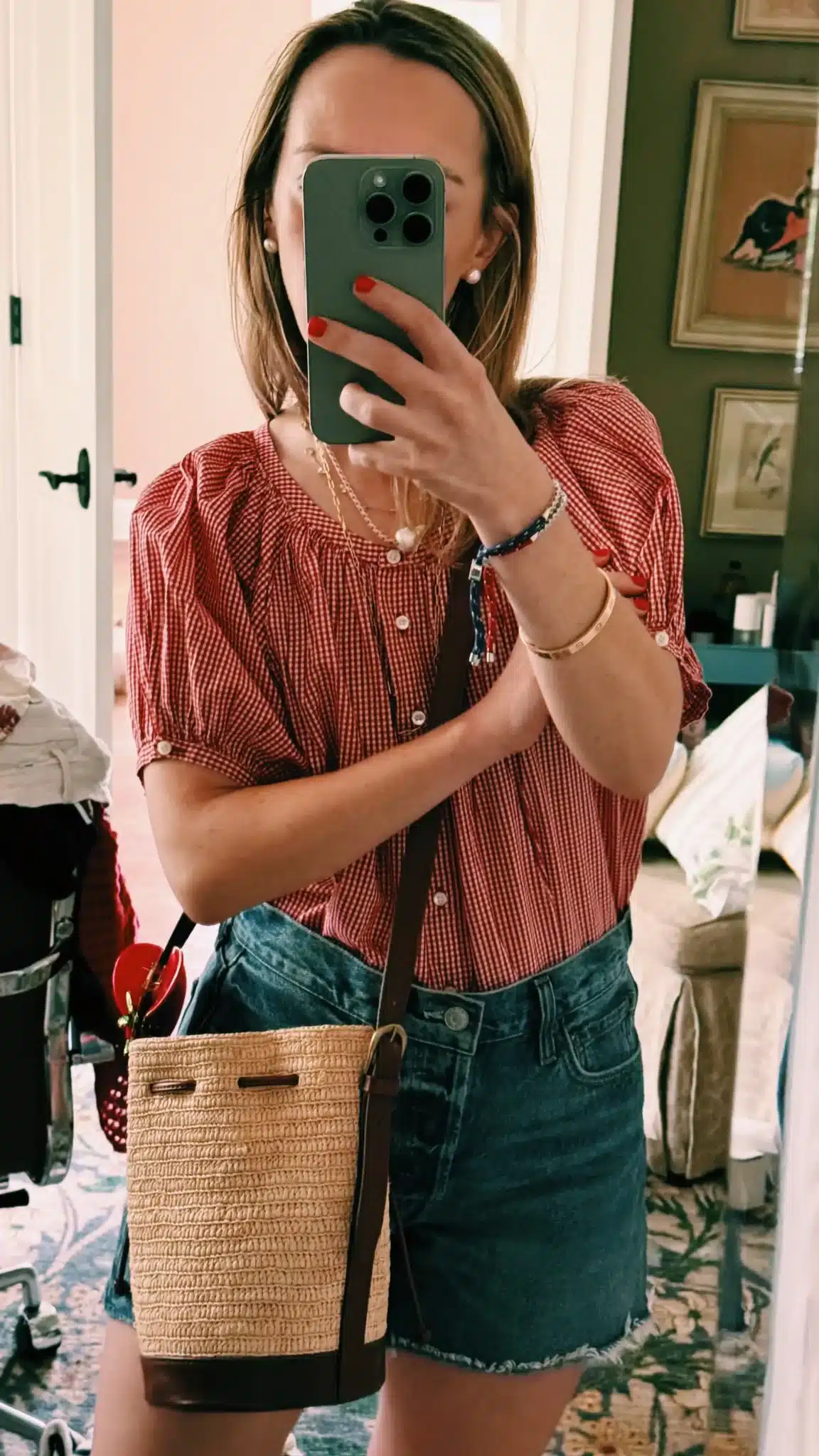 DOEN GINGHAM TOP