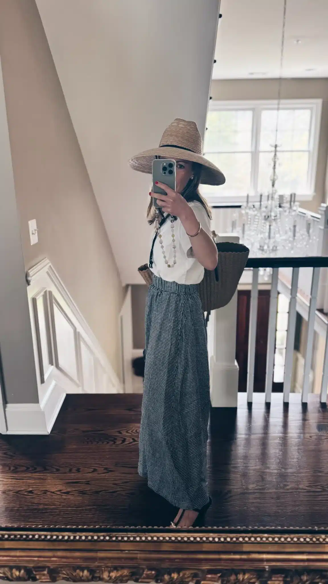 quince linen maxi skirt